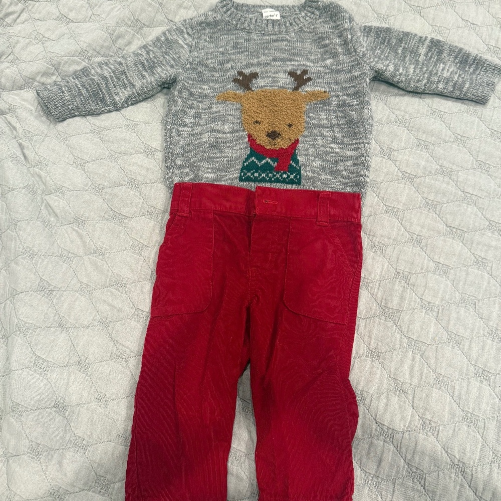 Carters Christmas Outfit